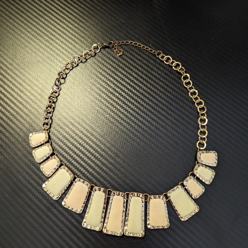 Enamel Tile Necklace